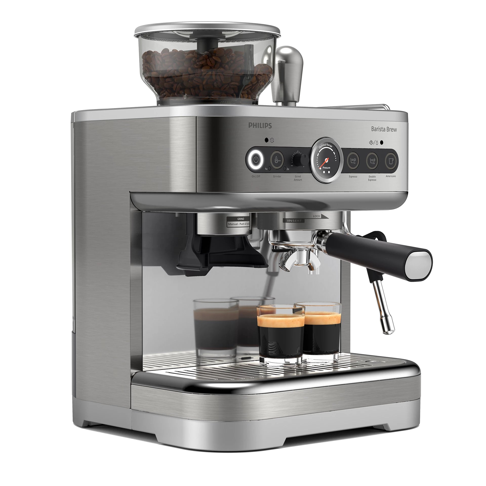 Philips - 飛利浦 PSA3228/01 Barista Brew 半自動特濃咖啡機 Espresso Coffee Machine【香港行貨｜2年保養】