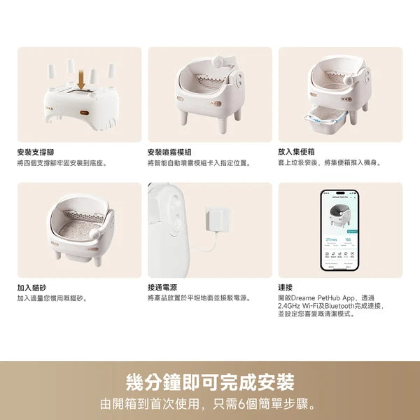 Dreame - 追覓 PS30 Pro 自動清潔貓砂機 Auto Cat Litter Box【香港行貨】