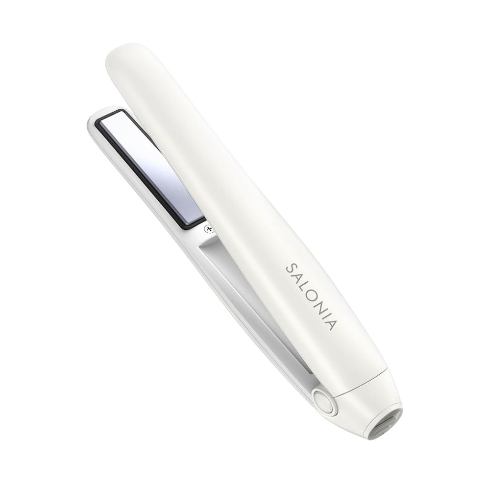 Salonia -  無線可拆式電池便攜直髮夾 無線USB充電式電直髮夾 (12mm) Cordless Straightening Iron【平行進口】