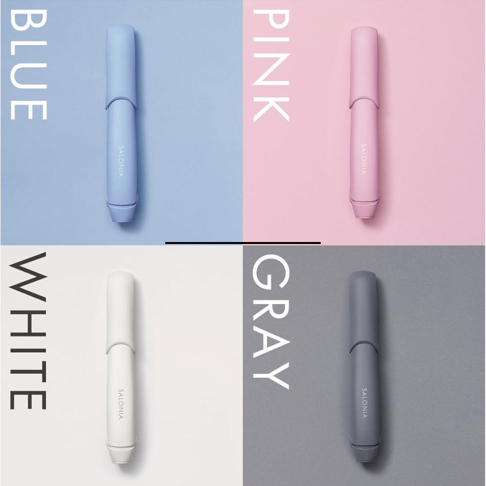 Salonia -  無線可拆式電池便攜直髮夾 無線USB充電式電直髮夾 (12mm) Cordless Straightening Iron【平行進口】