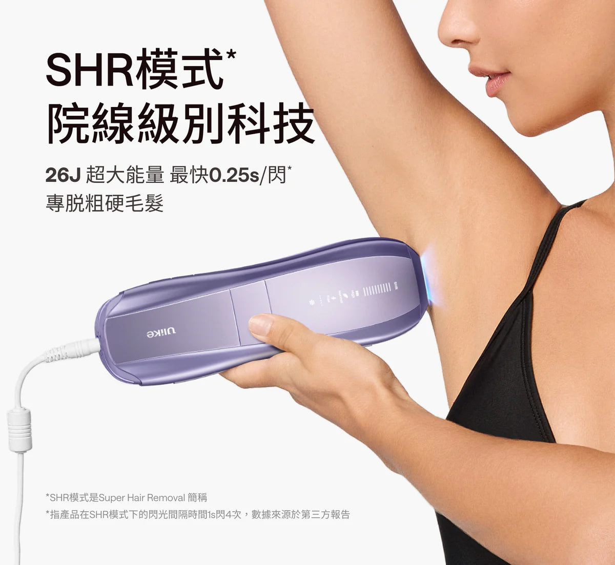 Ulike - Air10 藍寶石冰點脫毛儀 家用脫毛儀 (暮光紫)【香港行貨】