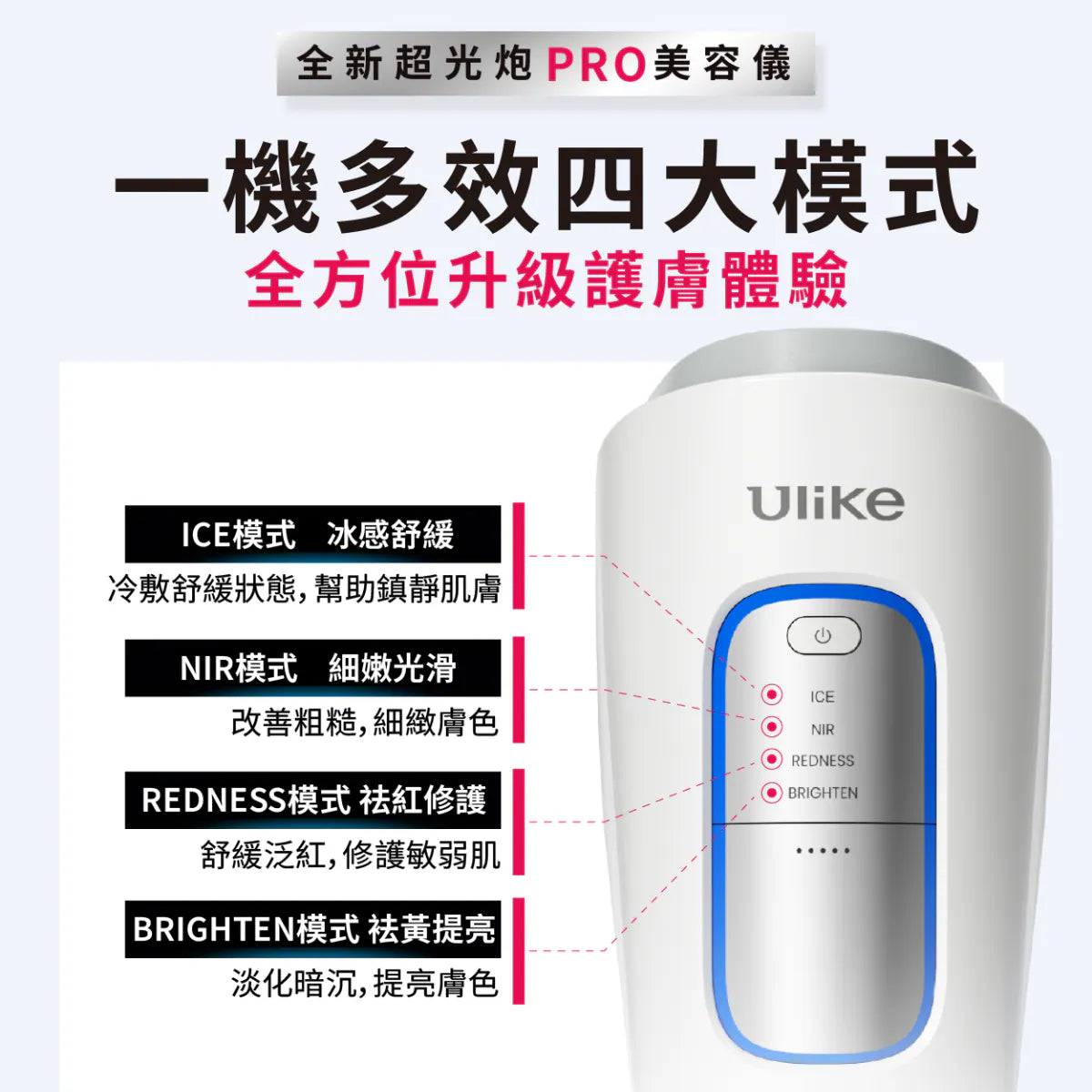 Ulike - UD20 PRO 超光炮PRO 美容儀 (灰色)【香港行貨】