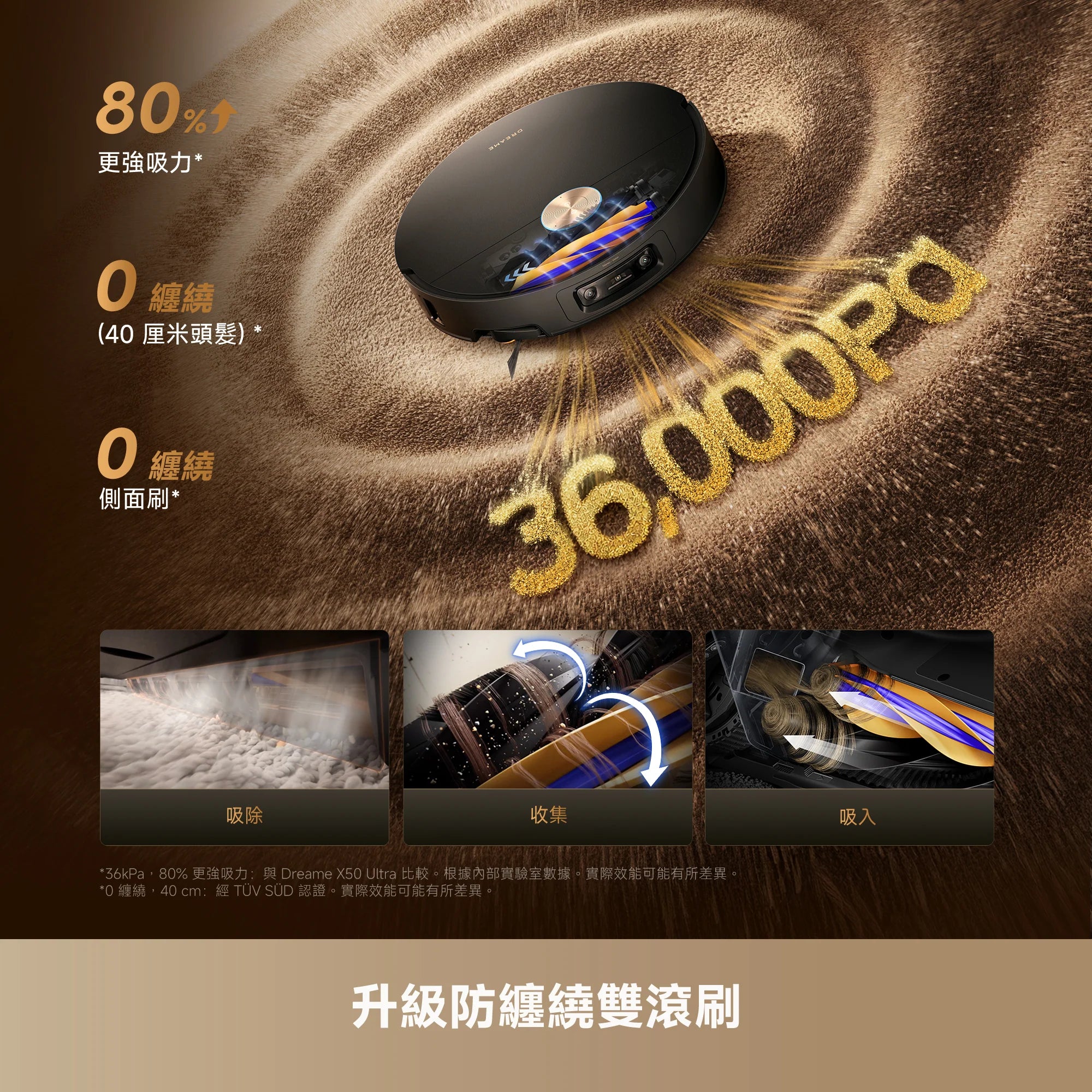 DREAME - 追覓 X60 Master AI藍光7.95cm掃地機 (自動上下水) Robot Vacuum【香港行貨｜1年保養】