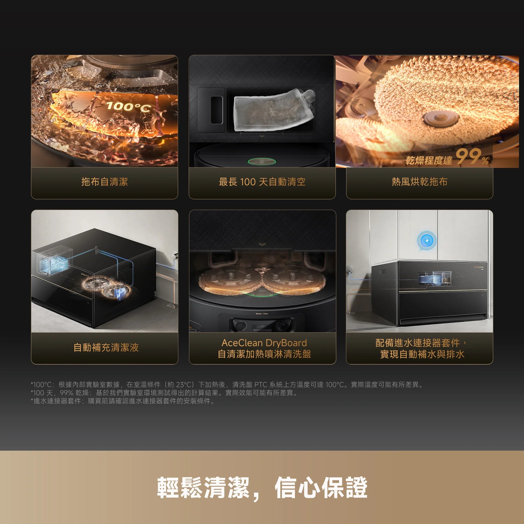 DREAME - 追覓 X60 Master AI藍光7.95cm掃地機 (自動上下水) Robot Vacuum【香港行貨｜1年保養】